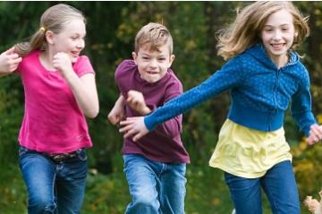 Rennende kinderen