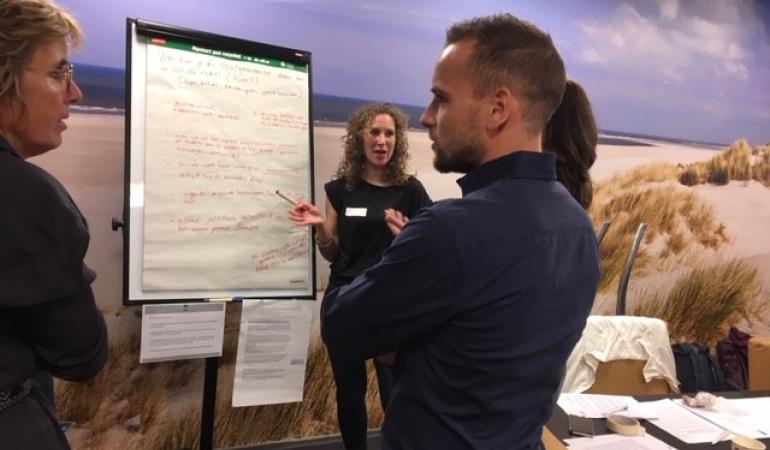 Het gebruikerspanel tijdens de werksessie ‘sociale leefomgeving’ (3 september 2019) Het gebruikerspanel tijdens de werksessie ‘sociale leefomgeving’ (3 september 2019)