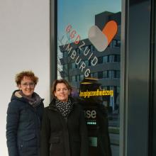 Lea Janssen en Sandra Akkermans bij GGD