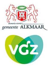 gemeente Alkmaar en vgz logo's